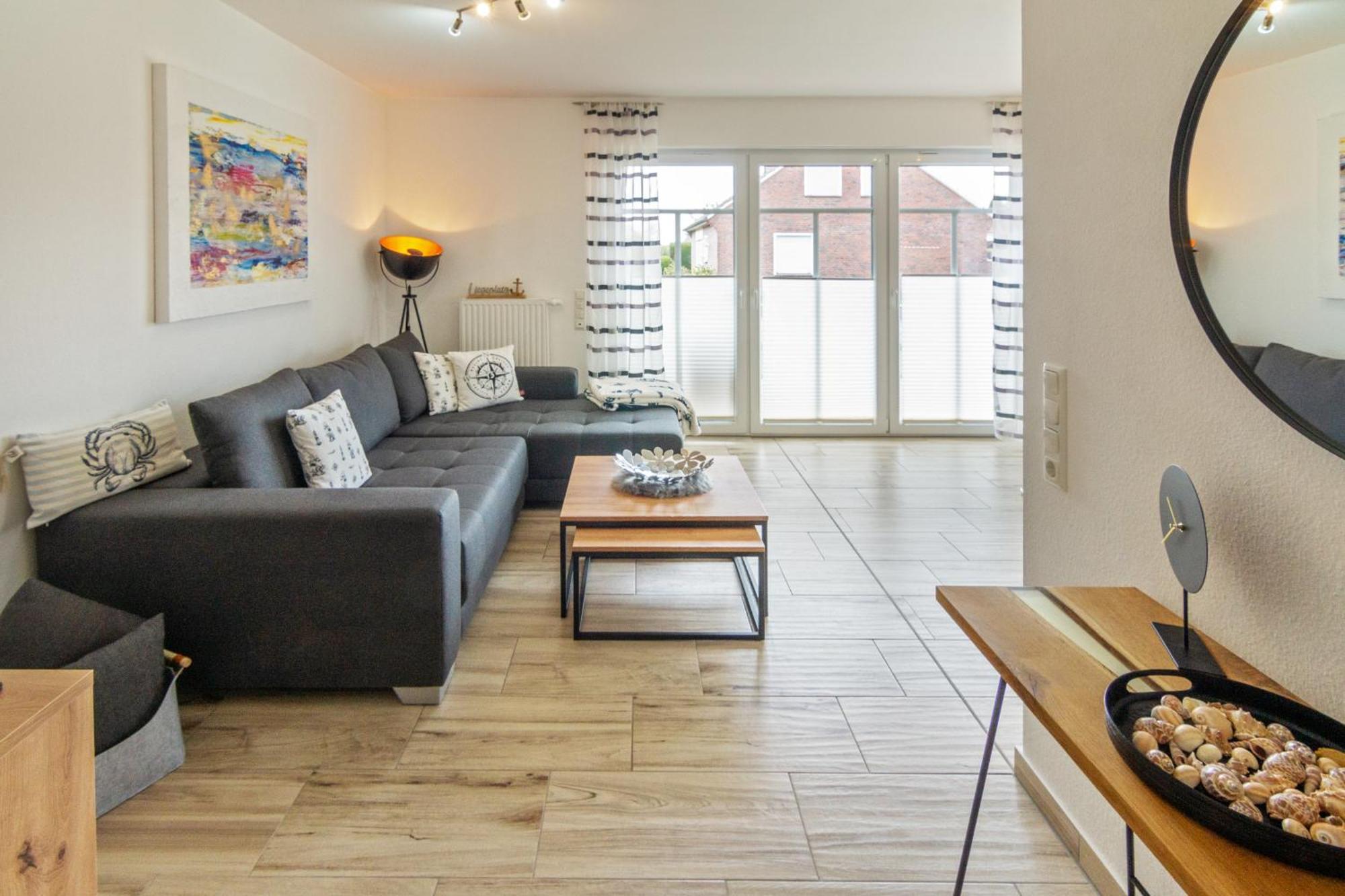 Ferienwohnung Liegeplatz Dornumersiel Esterno foto
